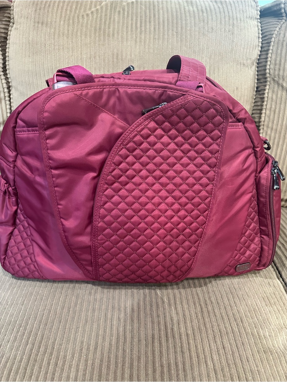 lug Cartwheel Berry Pink Tote - Picture 5 of 5